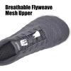 WateLves Barefoot Water Shoes Women Men Anti Slip Wide Toe Breathable Walking Shoes Minimalist Zero Drop Sneakers for Beach Travel Hiking(B-grey)