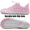 WateLves Barefoot Water Shoes Women Men Anti Slip Wide Toe Breathable Walking Shoes Minimalist Zero Drop Sneakers for Beach Travel Hiking(B-pink)