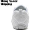 WateLves Barefoot Water Shoes Women Men Anti Slip Wide Toe Breathable Walking Shoes Minimalist Zero Drop Sneakers for Beach Travel Hiking(B-white)