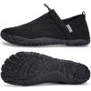 WateLves Barefoot Water Shoes Women Men Minimalist Comfortable Walking Shoes Beach Outdoor Running Sneakers(Black)