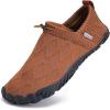 WateLves Barefoot Water Shoes Women Men Minimalist Comfortable Walking Shoes Beach Outdoor Running Sneakers(Brown)