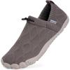 WateLves Barefoot Water Shoes Women Men Minimalist Comfortable Walking Shoes Beach Outdoor Running Sneakers(Camel)