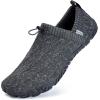 WateLves Barefoot Water Shoes Women Men Minimalist Comfortable Walking Shoes Beach Outdoor Running Sneakers(Dark Grey)