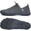 WateLves Barefoot Water Shoes Women Men Minimalist Comfortable Walking Shoes Beach Outdoor Running Sneakers(Dark Grey)