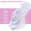 WateLves Girls Flip Flops Non-Slip Casual Thong Sandals Summer Sandal Shoes for Beach Swim Pool (Little Kid/Big Kid)(Solid White)