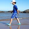 WateLves Kids Water Shoes Toddler Girls Boys Barefoot Non-Slip Quick Dry Aqua Socks for Beach Swim Walking(Blue Shark)
