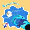 WateLves Kids Water Shoes Toddler Girls Boys Barefoot Non-Slip Quick Dry Aqua Socks for Beach Swim Walking(Blue Shark)