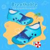 WateLves Kids Water Shoes Toddler Girls Boys Barefoot Non-Slip Quick Dry Aqua Socks for Beach Swim Walking(Blue Shark)
