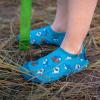 WateLves Kids Water Shoes Toddler Girls Boys Barefoot Non-Slip Quick Dry Aqua Socks for Beach Swim Walking(Little Shark)