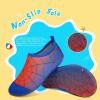 WateLves Kids Water Shoes Toddler Girls Boys Barefoot Non-Slip Quick Dry Aqua Socks for Beach Swim Walking(Red/Blue)