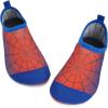 WateLves Kids Water Shoes Toddler Girls Boys Barefoot Non-Slip Quick Dry Aqua Socks for Beach Swim Walking(Red/Blue)