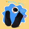 WateLves Kids Water Shoes Toddler Girls Boys Barefoot Non-Slip Quick Dry Aqua Socks for Beach Swim Walking(Striped Black)