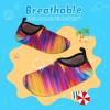 WateLves Kids Water Shoes Toddler Girls Boys Barefoot Non-Slip Quick Dry Aqua Socks for Beach Swim Walking(Sunset)
