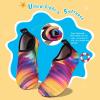 WateLves Kids Water Shoes Toddler Girls Boys Barefoot Non-Slip Quick Dry Aqua Socks for Beach Swim Walking(Sunset)