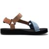 WateLves Men’s Sandals Hiking-Sport-Sandals with Adjustable Webbing Lightweight Water-Athletic-Beach-Sandals for Walking-Fishing-Travel-Trekking-Camping(Brown Blue)