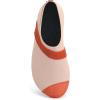 WateLves Swim Water Shoes for Women Men Yoga Shoes Quick Dry Barefoot Aqua Socks for Beach Hiking Diving Boating(Orange/Beige)