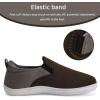 WateLves Toddler Little Kid Wide Barefoot Shoes Boys Girls Minimalist Slip On Sneakers Canvas Walking Shoes Fit Naturally Zero Drop Sole(Dq437/Chocolate)