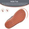 WateLves Toddler Little Kid Wide Barefoot Shoes Boys Girls Minimalist Slip On Sneakers Canvas Walking Shoes Fit Naturally Zero Drop Sole(Dq437/Dark Grey)