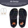 WateLves Toddler Little Kid Wide Barefoot Shoes Boys Girls Minimalist Slip On Sneakers Canvas Walking Shoes Fit Naturally Zero Drop Sole(Dq437/Deep Blue Dinosaur)