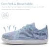 WateLves Toddler Little Kids Wide Barefoot Shoes Boys Girls Minimalist Sneakers Lightweight Breathable Walking Shoes | Naturally Splay | Flexible Fit(Light Purple)