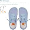 WateLves Toddler Little Kids Wide Barefoot Shoes Boys Girls Minimalist Sneakers Lightweight Breathable Walking Shoes | Naturally Splay | Flexible Fit(Light Purple)