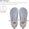 WateLves Toddler Little Kids Wide Barefoot Shoes Boys Girls Minimalist Sneakers Lightweight Breathable Walking Shoes | Naturally Splay | Flexible Fit(Light Gray)