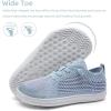 WateLves Toddler Little Kids Wide Barefoot Shoes Boys Girls Minimalist Sneakers Lightweight Breathable Walking Shoes | Naturally Splay | Flexible Fit(Light Purple)