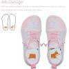 WateLves Toddler Little Kids Wide Barefoot Shoes Boys Girls Minimalist Sneakers Lightweight Breathable Walking Shoes | Naturally Splay | Flexible Fit(Pink Blue)