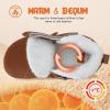 WateLves Toddler Little Kids Wide Barefoot Shoes Boys Girls Winter High Top Minimalist Sneakers Faux Fur Ankle Boots Leather Uniform Dress Shoes Naturally Splay(Fur/Brown)