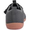 WateLves Toddler Little Kids Wide Barefoot Shoes The First Walking Shoes Girls Boys Breathable Zero Drop Minimalist Sneakers with Wide Toe Box Natural to Grow (Classic Grey, 26)