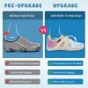 WateLves Toddler/Little/Big/Kid Water Shoes Wide Barefoot Aqua Athletic Sneakers Girls Boys Hiking Beach Swim Fast Dry Shoes Built-in Heel Grips(Colourful)