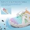 WateLves Toddler/Little/Big/Kid Water Shoes Wide Barefoot Aqua Athletic Sneakers Girls Boys Hiking Beach Swim Fast Dry Shoes Built-in Heel Grips(Colourful)