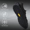 WateLves Water Shoes Mens Womens Barefoot Beach Shoes Casual Slip-On Shoes for Trail Running Walking Hiking Climbing(Black)