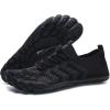 WateLves Water Shoes Mens Womens Barefoot Quick-Dry Aqua Sock Outdoor Athletic Sport Shoes for Swim Beach Pool Hiking Surfing Walking(Arrow Black)