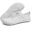 WateLves Water Shoes Mens Womens Barefoot Quick-Dry Aqua Sock Outdoor Athletic Sport Shoes for Swim Beach Pool Hiking Surfing Walking(Arrow White)