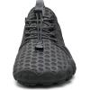 WateLves Water Shoes Mens Womens Barefoot Quick-Dry Aqua Sock Outdoor Athletic Sport Shoes for Swim Beach Pool Hiking Surfing Walking(Dark Grey)