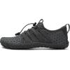 WateLves Water Shoes Mens Womens Barefoot Quick-Dry Aqua Sock Outdoor Athletic Sport Shoes for Swim Beach Pool Hiking Surfing Walking(Dark Grey)