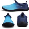 WateLves Water Shoes Womens Mens Multi-Purpose Barefoot Shoes Beach Swim Yoga Aqua Socks with Adjustable Buckle Thick Sole for Indoor Outdoor(Gradient Blue)