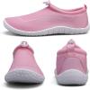 WateLves Water Shoes Womens Mens Multi-Purpose Barefoot Shoes Beach Swim Yoga Aqua Socks with Adjustable Buckle Thick Sole for Indoor Outdoor(Pink)