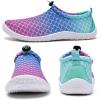 WateLves Water Shoes Womens Mens Multi-Purpose Barefoot Shoes Beach Swim Yoga Aqua Socks with Adjustable Buckle Thick Sole for Indoor Outdoor(Scale)