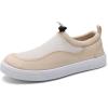 WateLves Water Shoes for Men and Women – Quick-Dry Multi-Purpose Casual Water Sneakers Slip-On with Drainage Holes – Lightweight, Non-Slip Aqua Shoes for Outdoor Water Sports(Mesh/Beige)