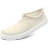 WateLves Water Shoes for Men and Women – Quick-Dry Multi-Purpose Casual Water Sneakers Slip-On with Drainage Holes – Lightweight, Non-Slip Aqua Shoes for Outdoor Water Sports(Beige)