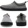 WateLves Water Shoes for Men and Women – Quick-Dry Multi-Purpose Casual Water Sneakers Slip-On with Drainage Holes – Lightweight, Non-Slip Aqua Shoes for Outdoor Water Sports(Dark Grey)
