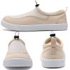 WateLves Water Shoes for Men and Women – Quick-Dry Multi-Purpose Casual Water Sneakers Slip-On with Drainage Holes – Lightweight, Non-Slip Aqua Shoes for Outdoor Water Sports(Mesh/Beige)