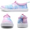 WateLves Water Shoes for Men and Women – Quick-Dry Multi-Purpose Casual Water Sneakers Slip-On with Drainage Holes – Lightweight, Non-Slip Aqua Shoes for Outdoor Water Sports(Pink Fish Scale)