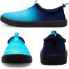 WateLves Water Shoes for Men and Women – Quick-Dry Multi-Purpose Casual Water Sneakers Slip-On with Drainage Holes – Lightweight, Non-Slip Aqua Shoes for Outdoor Water Sports(Gradient Blue)