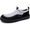 WateLves Water Shoes for Men and Women – Quick-Dry Multi-Purpose Casual Water Sneakers Slip-On with Drainage Holes – Lightweight, Non-Slip Aqua Shoes for Outdoor Water Sports(Grey)