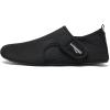 WateLves Water Shoes for Women Men Swim Beach Aqua Socks Quick Dry Barefoot House Slippers Travel Shoes with Adjustable Magic Tape for Pool Diving Boating Yoga Surf(B-black)
