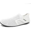 WateLves Water Shoes for Women Men Swim Beach Aqua Socks Quick Dry Barefoot House Slippers Travel Shoes with Adjustable Magic Tape for Pool Diving Boating Yoga Surf(A-white)
