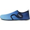 WateLves Water Shoes for Women Men Swim Beach Aqua Socks Quick Dry Barefoot House Slippers Travel Shoes with Adjustable Magic Tape for Pool Diving Boating Yoga Surf(B-blue)